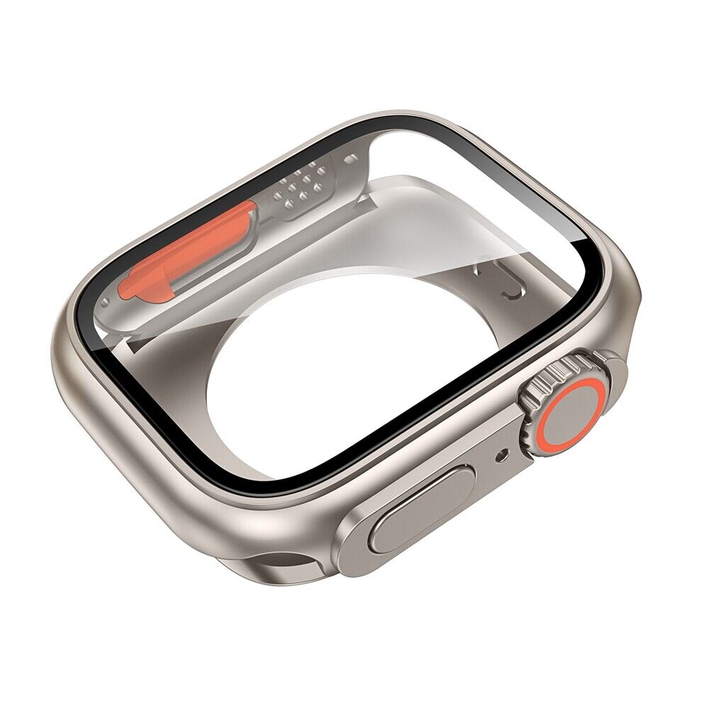 Explorer Tactical Fluoro Gummi Strape+Metal Ultra Case Für Apple Watch 9 8 7 6 5 4 SE