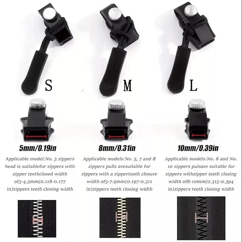 ZipFix™ – Abnehmbarer und Wechselbarer Reißverschluss-Zipper – Schnelle Lösung