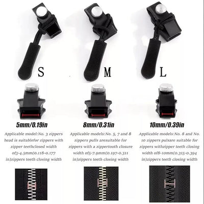 ZipFix™ – Abnehmbarer und Wechselbarer Reißverschluss-Zipper – Schnelle Lösung