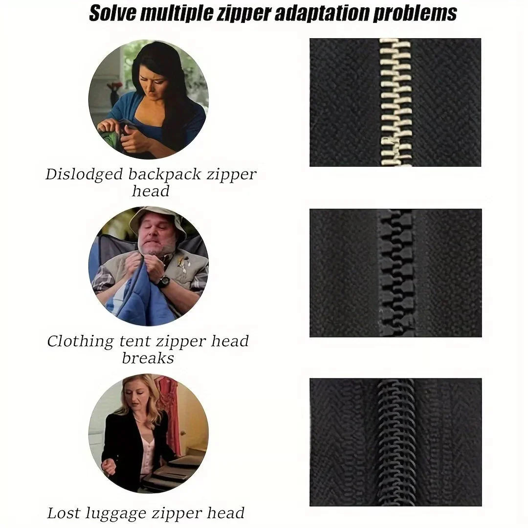 ZipFix™ – Abnehmbarer und Wechselbarer Reißverschluss-Zipper – Schnelle Lösung