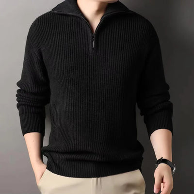 Pullover mit Reißverschlusskragen für Herren