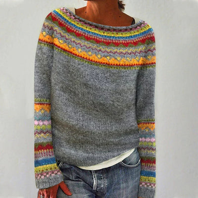 Marie | Warmer Retro-Strickpullover